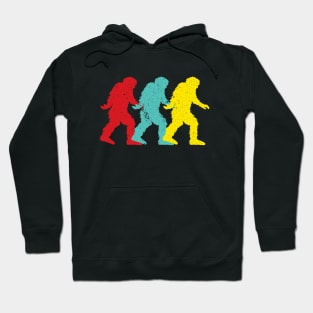 Vintage Bigfoot Silhouette | Retro Cool Bigfoot T-Shirt for Hiking & Camping Hoodie